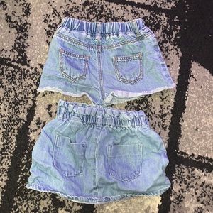 Zara shorts and skirt